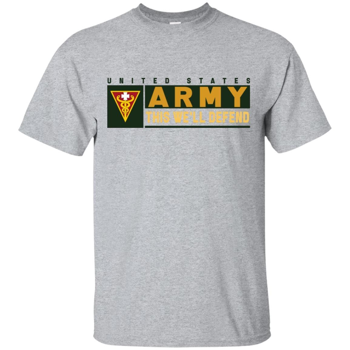 US Army 3RD MEDICAL COMMAND- This We'll Defend T-Shirt On Front For Men-TShirt-Army-Veterans Nation