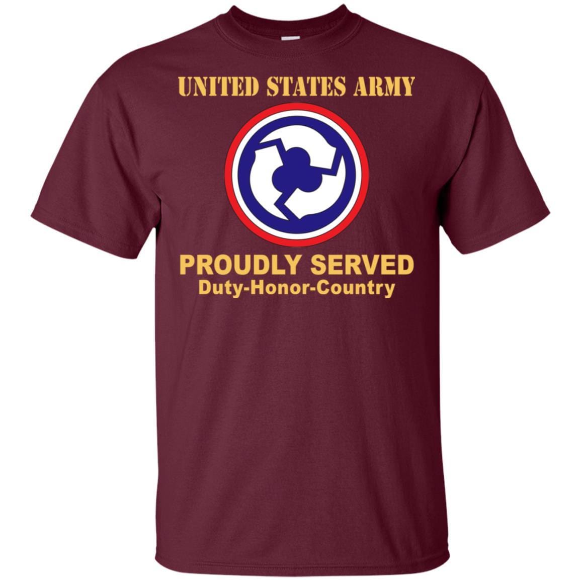 US ARMY 311TH SUSTAINMENT COMMAND- Proudly Served T-Shirt On Front For Men-TShirt-Army-Veterans Nation