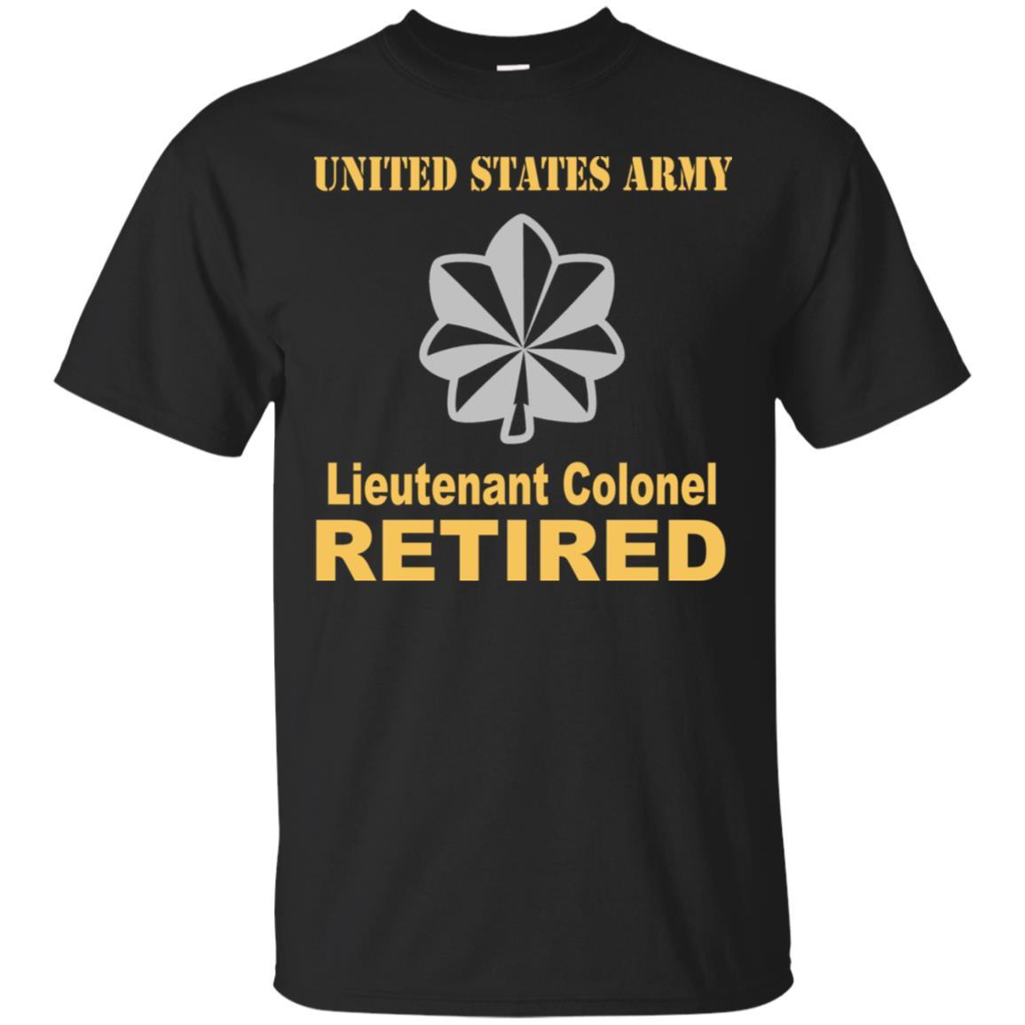 US Army O-5 Lieutenant Colonel O5 LTC Field Officer Retired Men T Shirt On Front-TShirt-Army-Veterans Nation