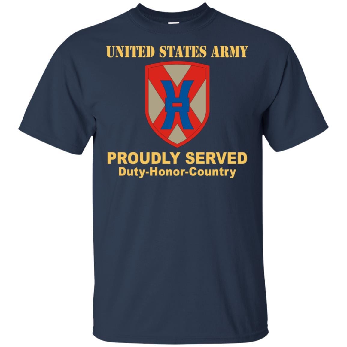 US ARMY 135TH SUSTAINMENT COMMAND- Proudly Served T-Shirt On Front For Men-TShirt-Army-Veterans Nation