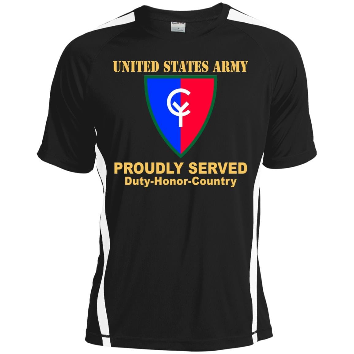 US ARMY 38TH INFANTRY DIVISION- Proudly Served T-Shirt On Front For Men-TShirt-Army-Veterans Nation