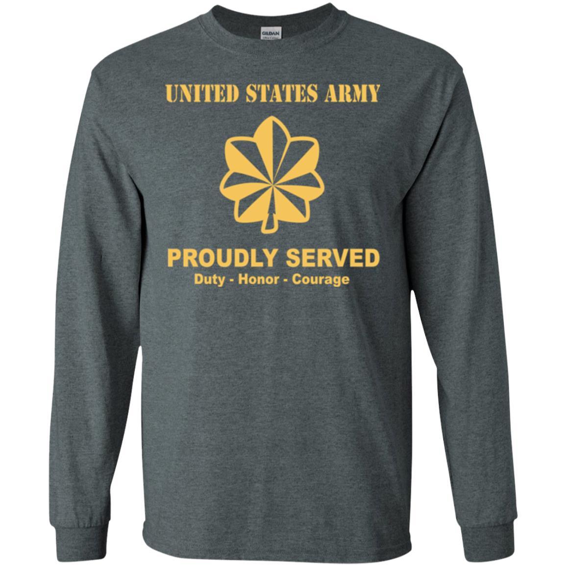 US Army O-4 Major O4 MAJ Field Officer Ranks Men Front Shirt US Army Rank-TShirt-Army-Veterans Nation