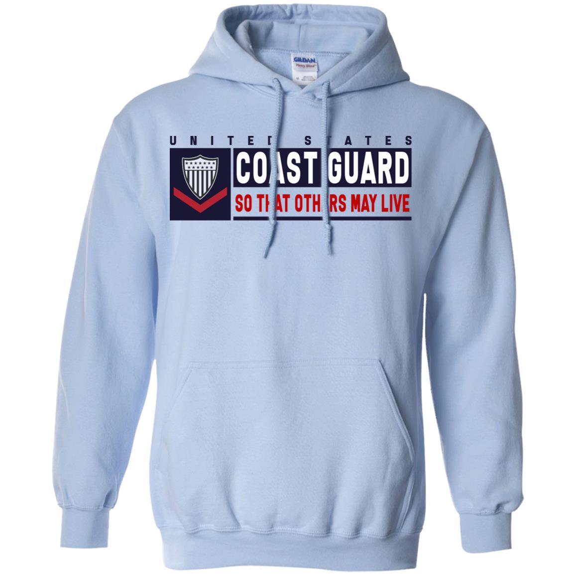 US Coast Guard E-4 Petty Officer Third Class E4 PO3 So That Others May Live Long Sleeve - Pullover Hoodie-TShirt-USCG-Veterans Nation