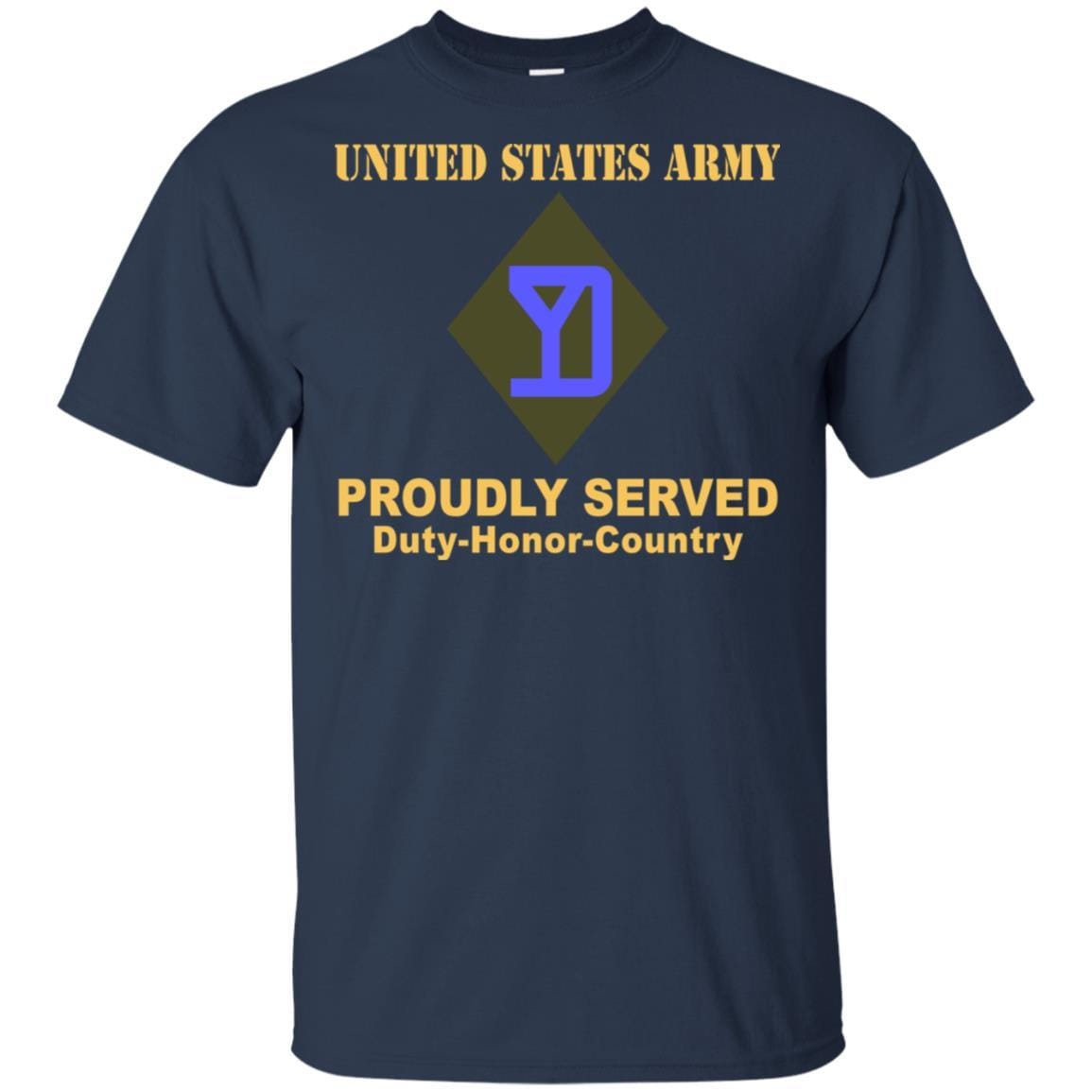 US ARMY 26TH MANEUVER ENHANCEMENT BRIGADE- Proudly Served T-Shirt On Front For Men-TShirt-Army-Veterans Nation