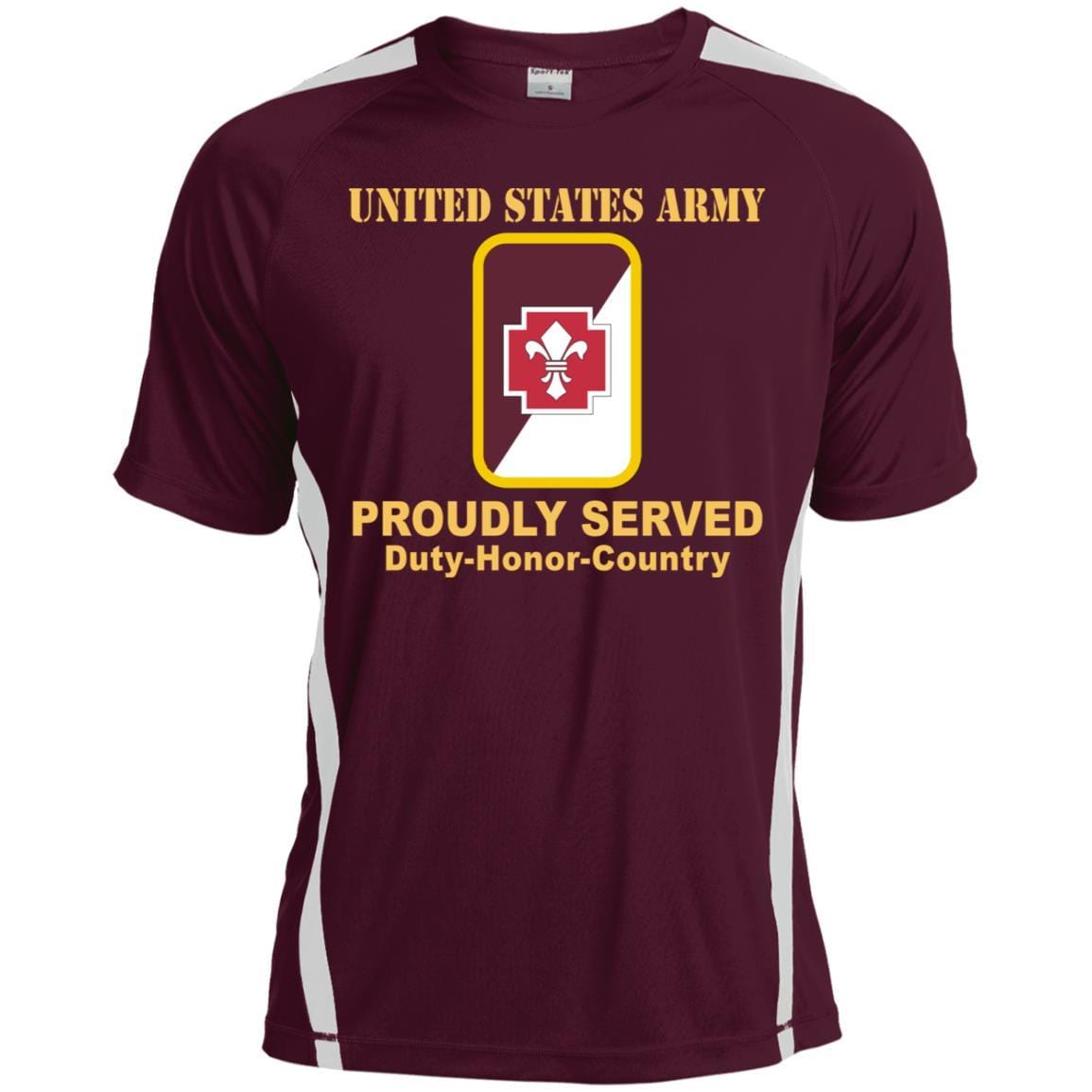 US ARMY 62ND MEDICAL BRIGADE CSIB - Proudly Served T-Shirt On Front For Men-TShirt-Army-Veterans Nation