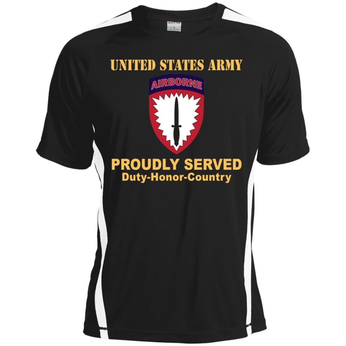 US ARMY SPECIAL OPERATIONS COMMAND EUROPE- Proudly Served T-Shirt On Front For Men-TShirt-Army-Veterans Nation