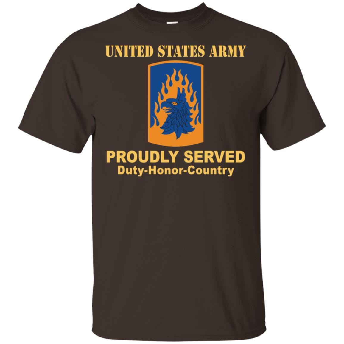 US ARMY 12TH COMBAT AVIATION BRIGADE- Proudly Served T-Shirt On Front For Men-TShirt-Army-Veterans Nation