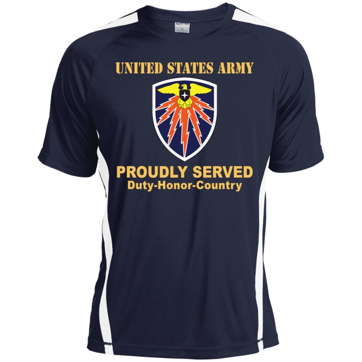 US ARMY 7TH SIGNAL COMMAND- Proudly Served T-Shirt On Front For Men-TShirt-Army-Veterans Nation