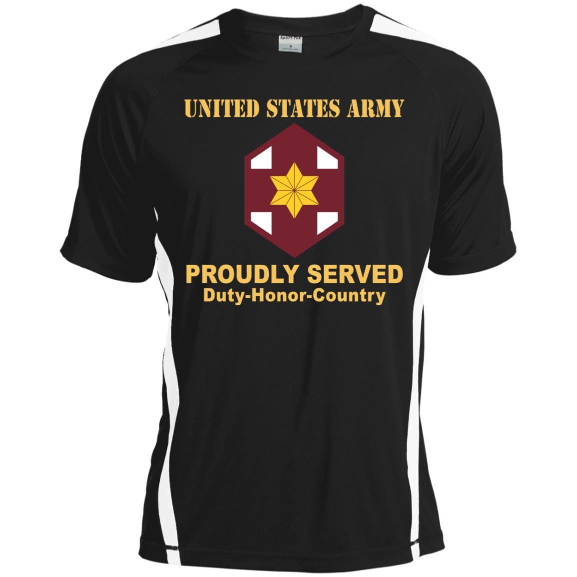 US ARMY 804 MEDICAL BRIGADE- Proudly Served T-Shirt On Front For Men-TShirt-Army-Veterans Nation