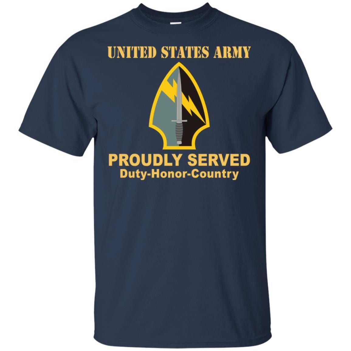 US ARMY 560 BATTLEFIELD SURVEILLANCE BRIGADE- Proudly Served T-Shirt On Front For Men-TShirt-Army-Veterans Nation