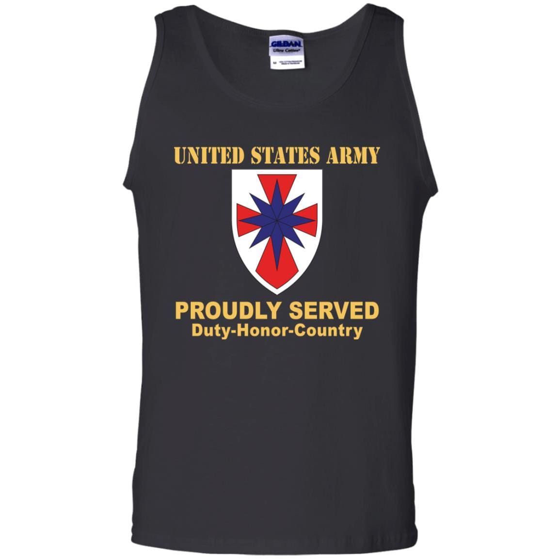 US ARMY 8TH SUSTAINMENT COMMAND- Proudly Served T-Shirt On Front For Men-TShirt-Army-Veterans Nation