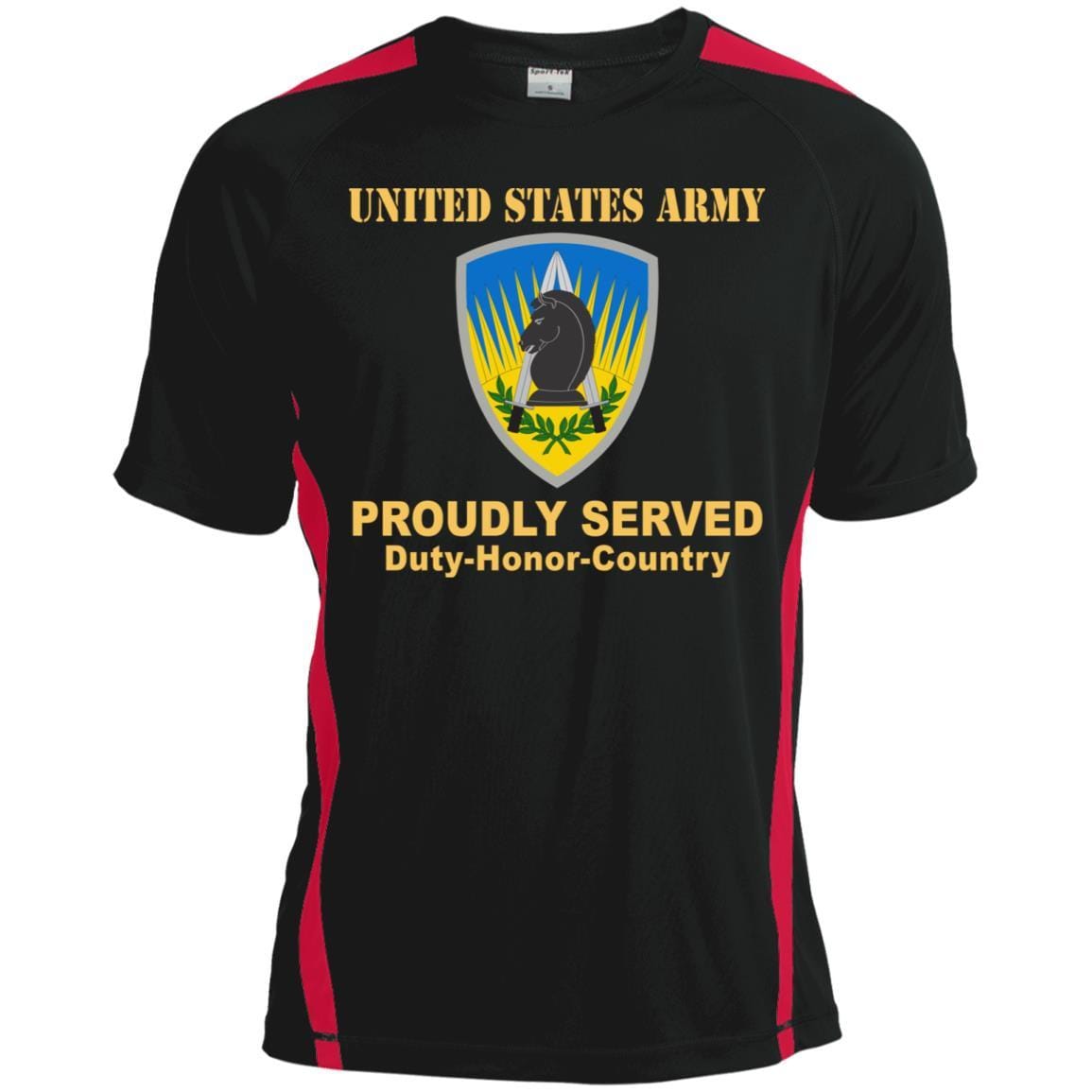 US ARMY 650 MILITARY INTELLIGENCE GROUP- Proudly Served T-Shirt On Front For Men-TShirt-Army-Veterans Nation