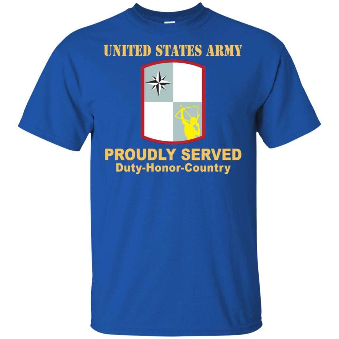 US ARMY 287 SUSTAINMENT BRIGADE- Proudly Served T-Shirt On Front For Men-TShirt-Army-Veterans Nation