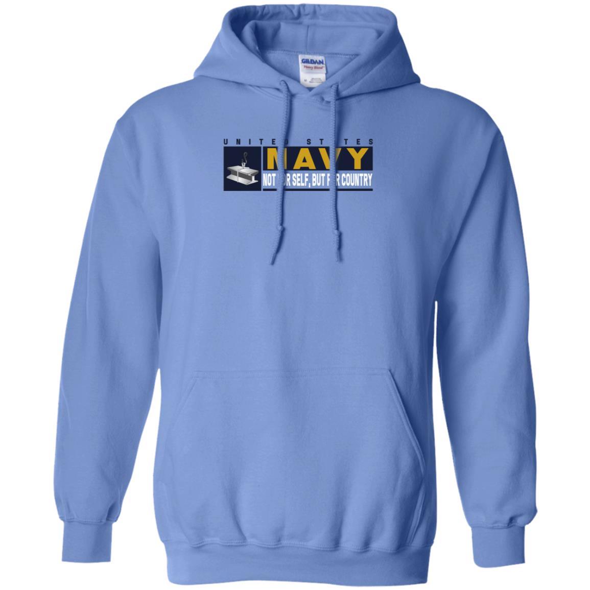 Navy Steelworker Navy SW- Not for self Long Sleeve - Pullover Hoodie-TShirt-Navy-Veterans Nation