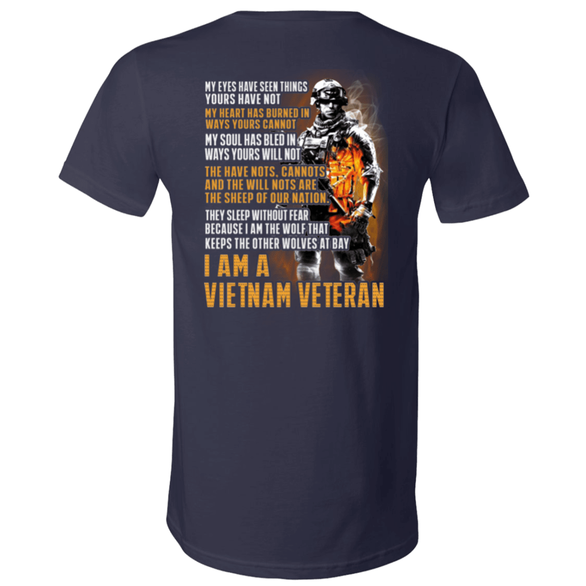 Military T-Shirt "I Am Vietnam Veteran"-TShirt-General-Veterans Nation