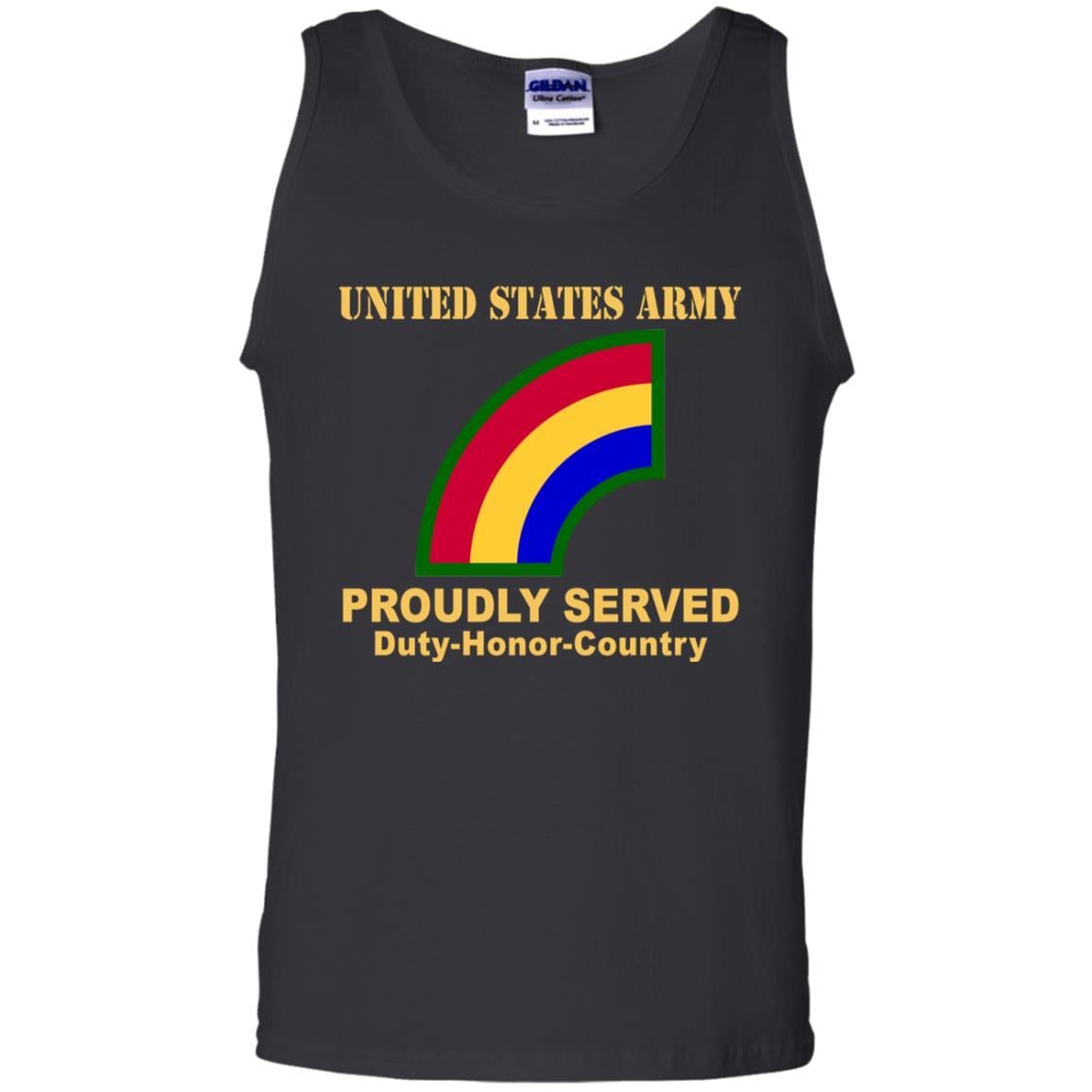 US ARMY 42ND INFANTRY DIVISION- Proudly Served T-Shirt On Front For Men-TShirt-Army-Veterans Nation