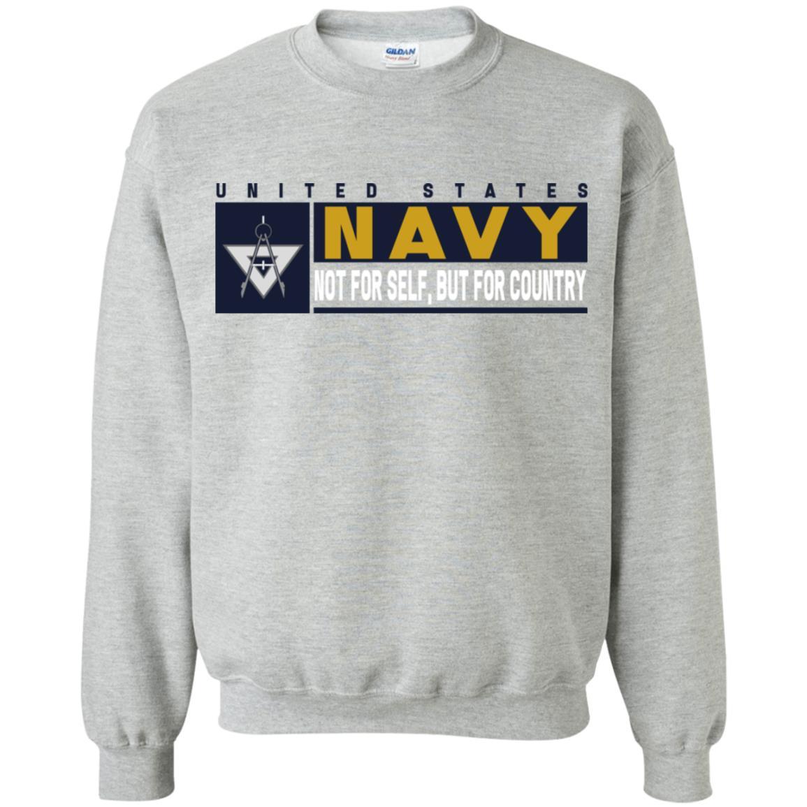 Navy Draftsman Navy DM- Not for self Long Sleeve - Pullover Hoodie-TShirt-Navy-Veterans Nation