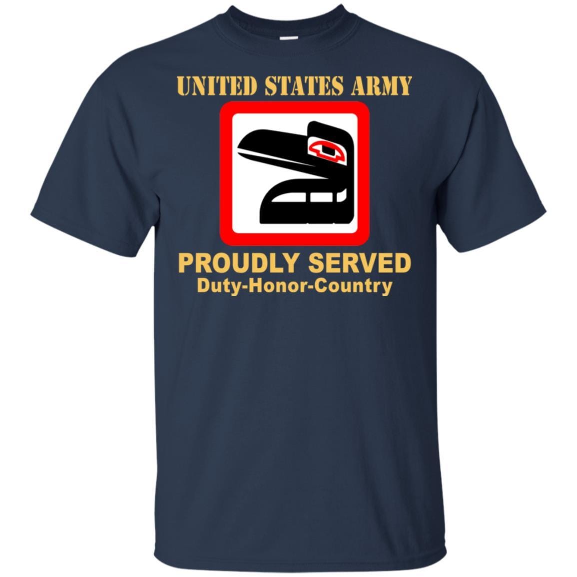 US ARMY 81ST ARMORED BRIGADE COMBAT TEAM - Proudly Served T-Shirt On Front For Men-TShirt-Army-Veterans Nation