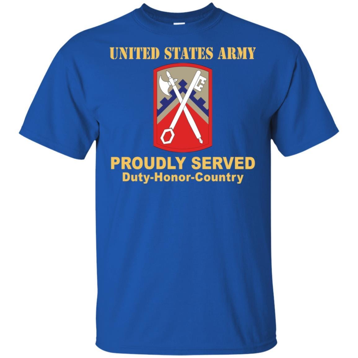 US ARMY 16TH SUSTAINMENT BRIGADE- Proudly Served T-Shirt On Front For Men-TShirt-Army-Veterans Nation