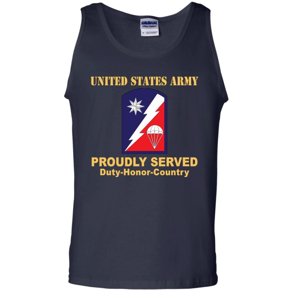 US ARMY 82 SUSTAINMENT BRIGADE - Proudly Served T-Shirt On Front For Men-TShirt-Army-Veterans Nation