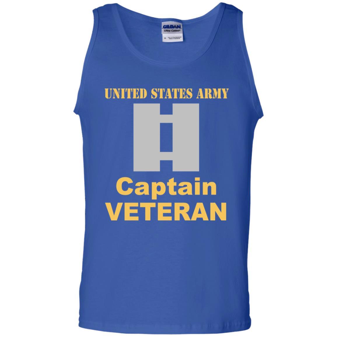US Army O-3 Captain O3 CPT Commissioned Officer Veteran Men T Shirt On Front-TShirt-Army-Veterans Nation