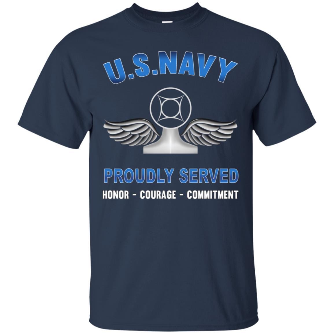 Navy Air Traffic Controller Navy AC - Proudly Served T-Shirt For Men On Front-TShirt-Navy-Veterans Nation