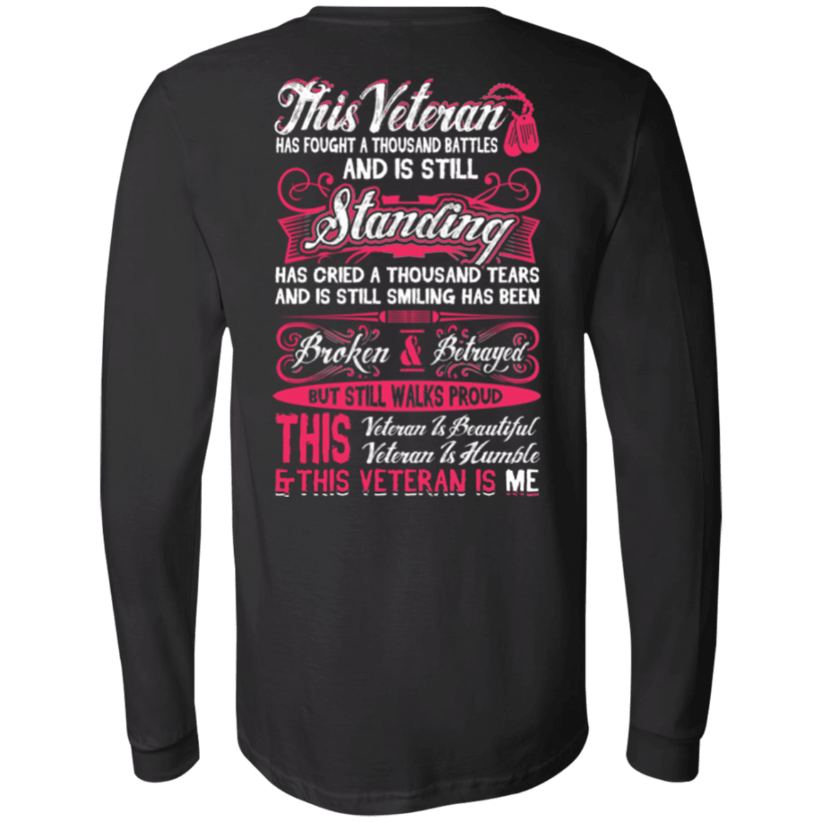 Military T-Shirt "This Veteran is Beautiful and Humble"-TShirt-General-Veterans Nation