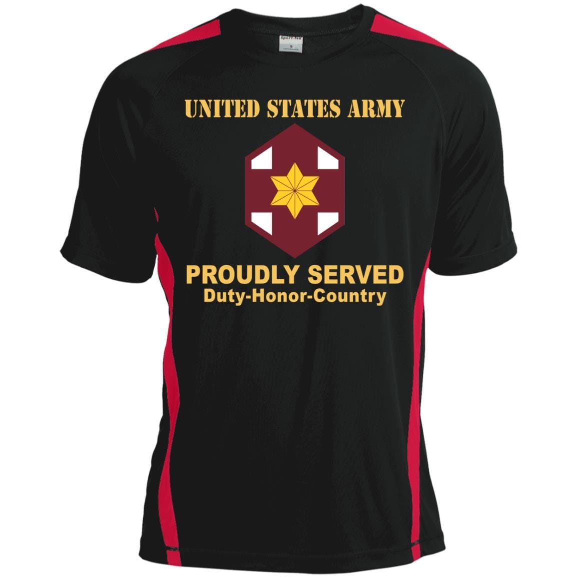 US ARMY 804 MEDICAL BRIGADE- Proudly Served T-Shirt On Front For Men-TShirt-Army-Veterans Nation