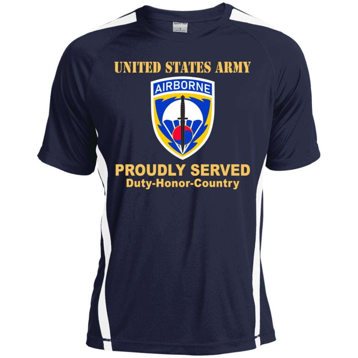 US ARMY SPECIAL OPERATIONS COMMAND KOREA- Proudly Served T-Shirt On Front For Men-TShirt-Army-Veterans Nation