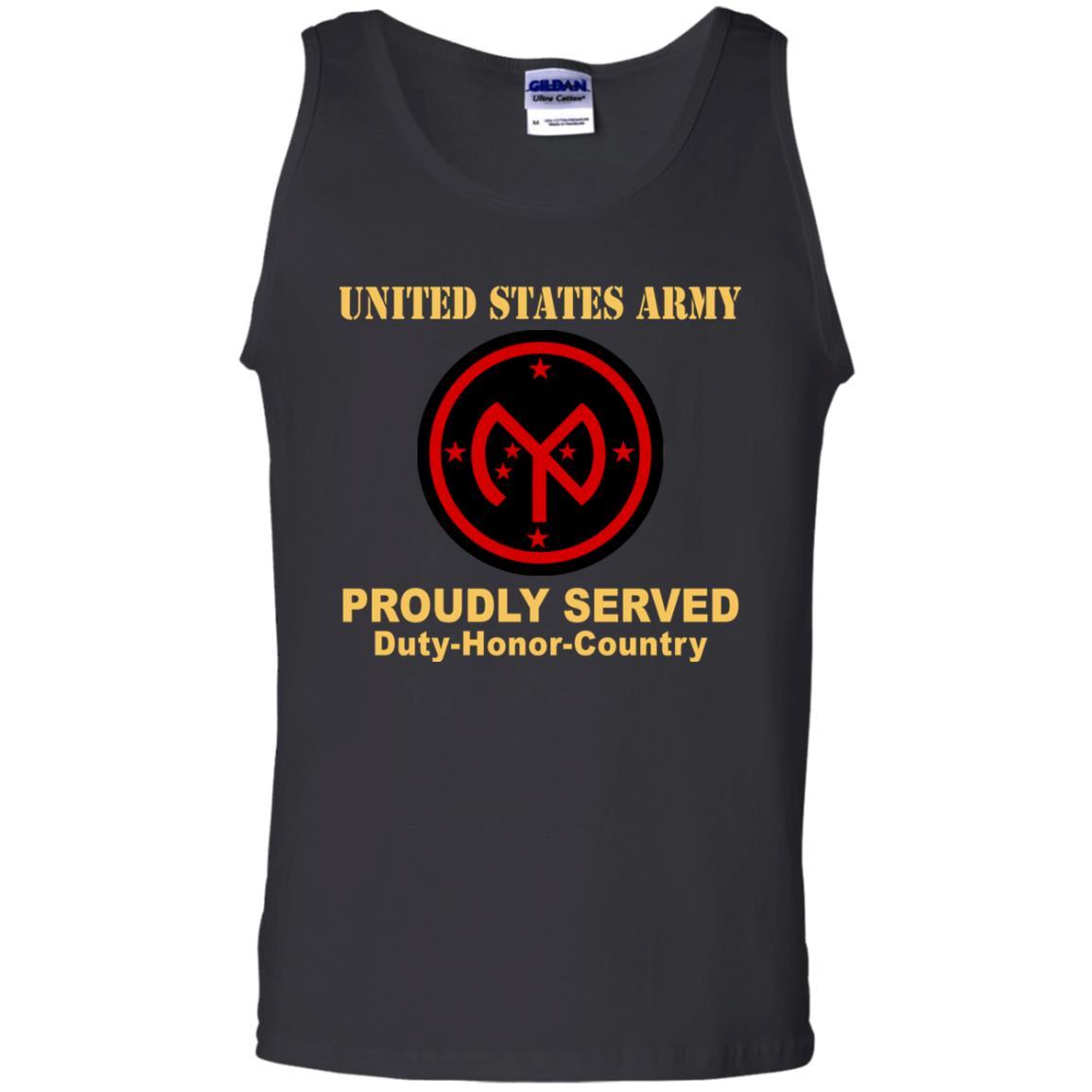 US ARMY 27TH INFANTRY BRIGADE COMBAT TEAM- Proudly Served T-Shirt On Front For Men-TShirt-Army-Veterans Nation