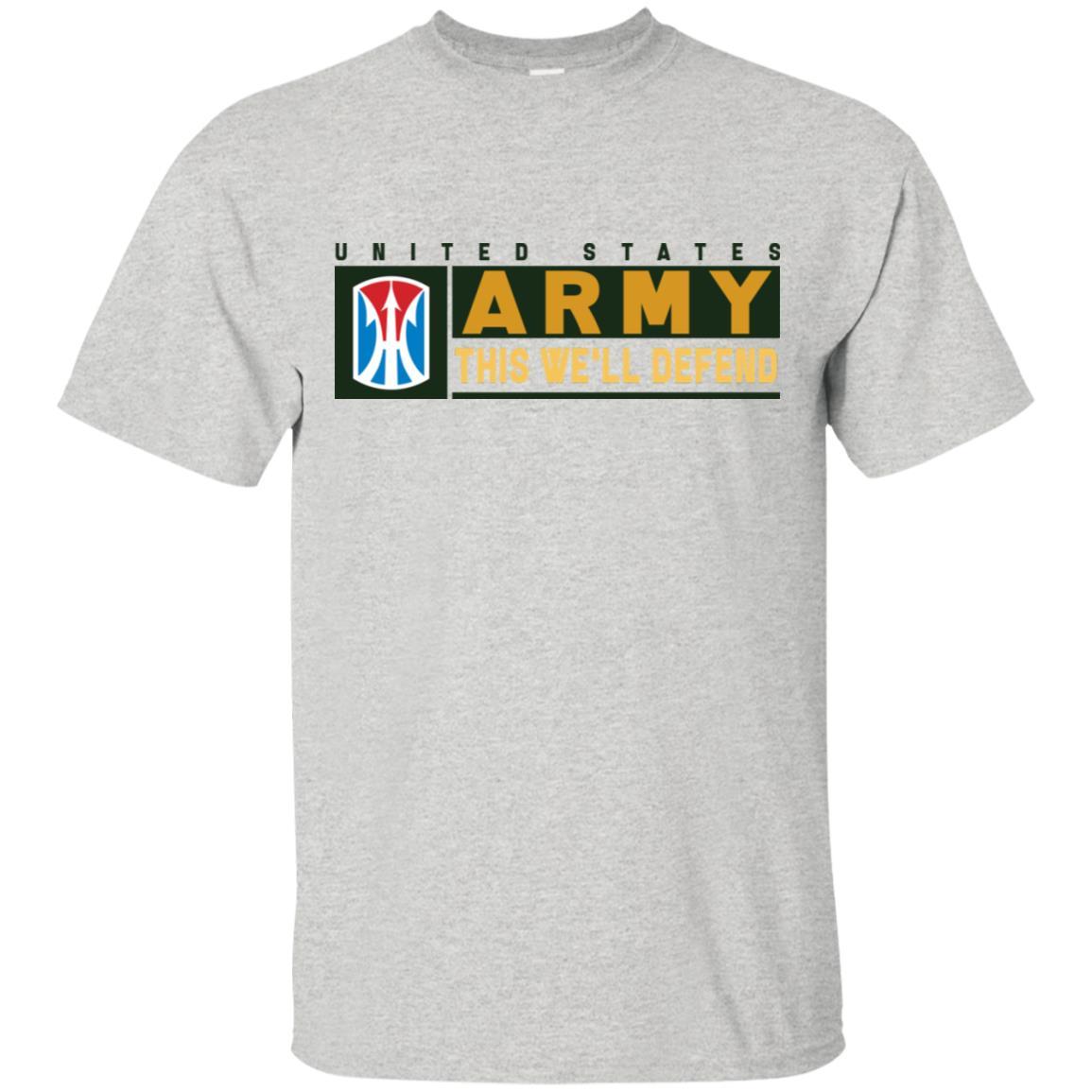 US Army 11TH INFANTRY BRIGADE- This We'll Defend T-Shirt On Front For Men-TShirt-Army-Veterans Nation