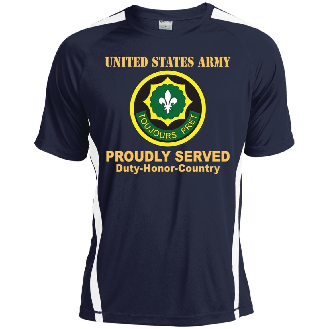 US ARMY 2ND CAVALRY REGIMENT- Proudly Served T-Shirt On Front For Men-TShirt-Army-Veterans Nation