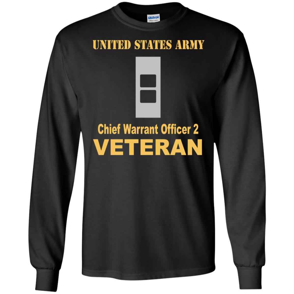 US Army W-2 Chief Warrant Officer 2 W2 CW2 Warrant Officer Veteran Men T Shirt On Front-TShirt-Army-Veterans Nation