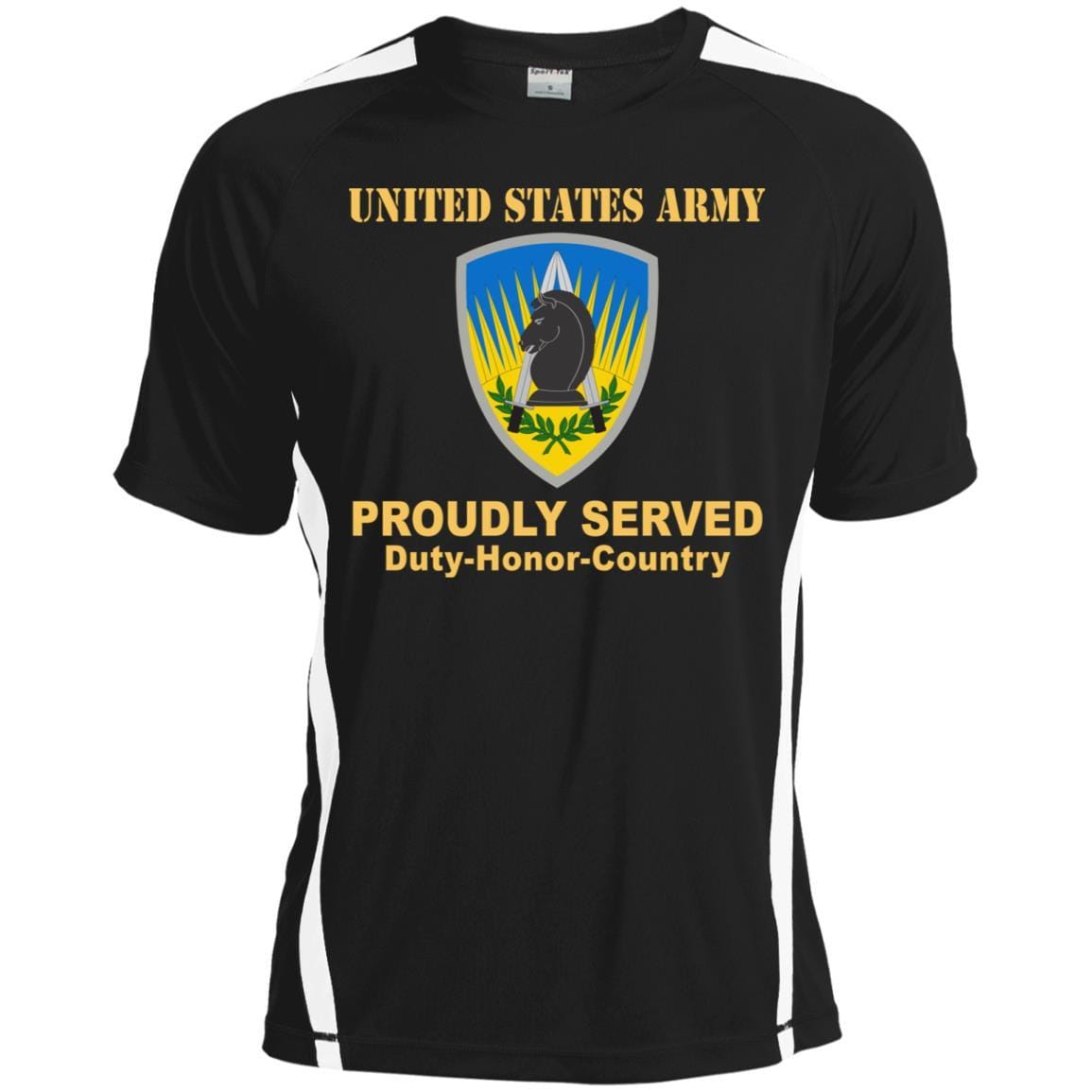 US ARMY 650 MILITARY INTELLIGENCE GROUP- Proudly Served T-Shirt On Front For Men-TShirt-Army-Veterans Nation