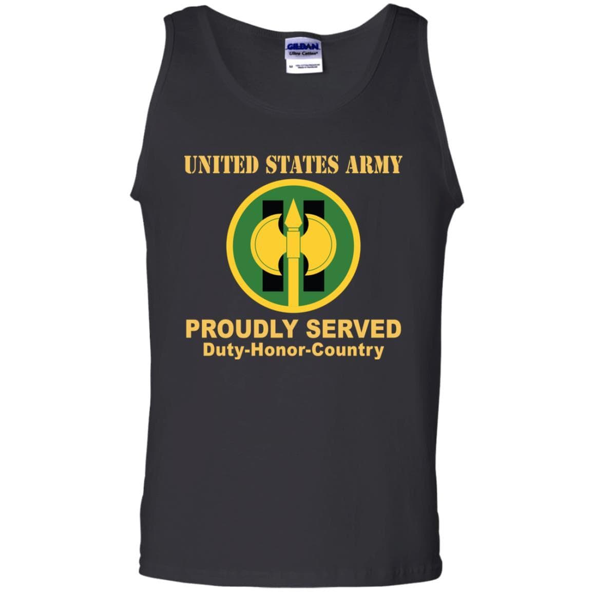 US ARMY 11TH MILITARY POLICE BRIGADE- Proudly Served T-Shirt On Front For Men-TShirt-Army-Veterans Nation