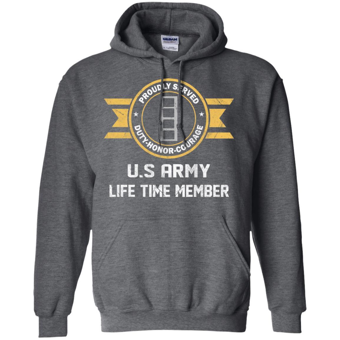 Life Time Member - US Army W-4 Chief Warrant Officer 4 W4 CW4 Warrant Officer Ranks Men T Shirt On Front-TShirt-Army-Veterans Nation