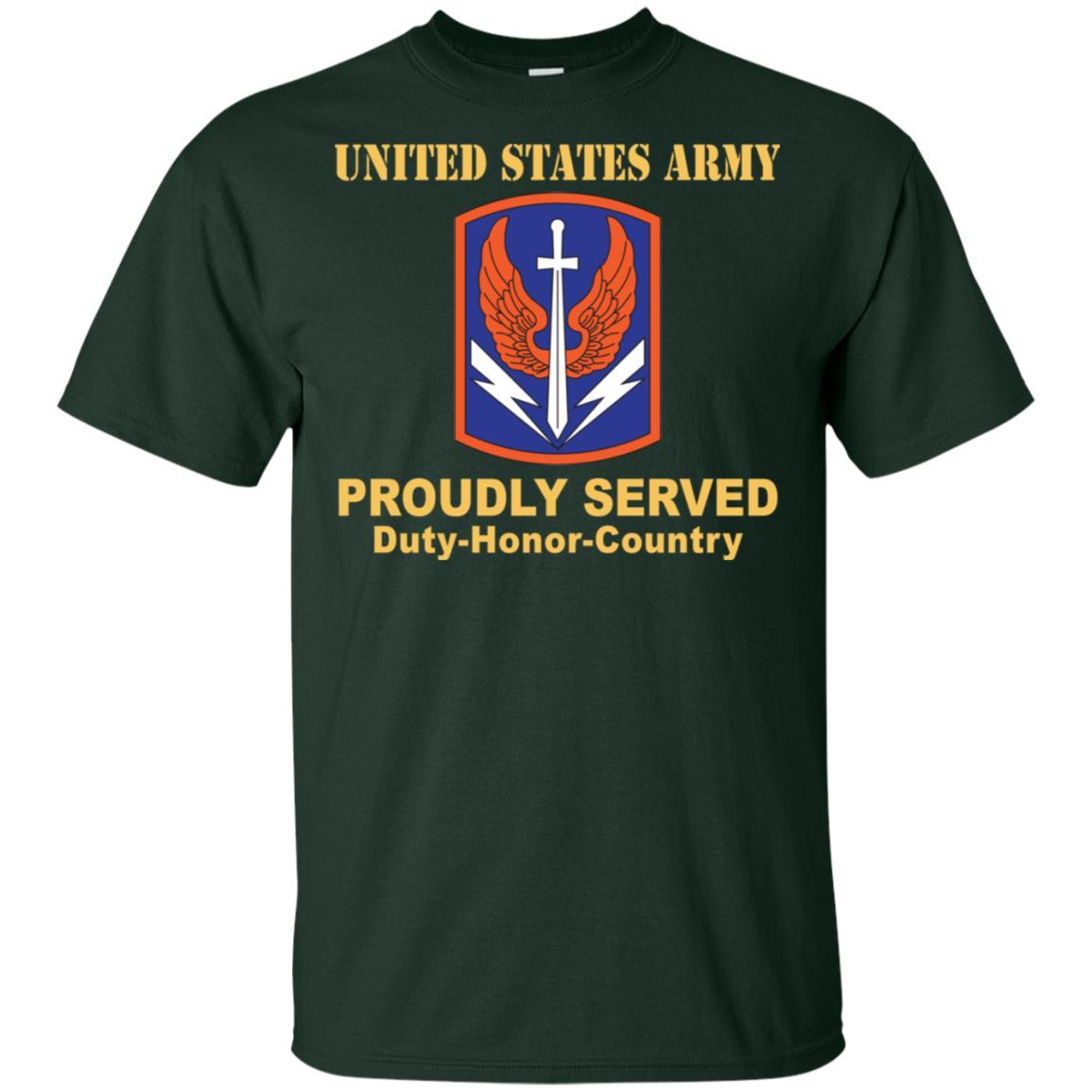 US ARMY 449TH THEATER AVIATION BRIGADE- Proudly Served T-Shirt On Front For Men-TShirt-Army-Veterans Nation