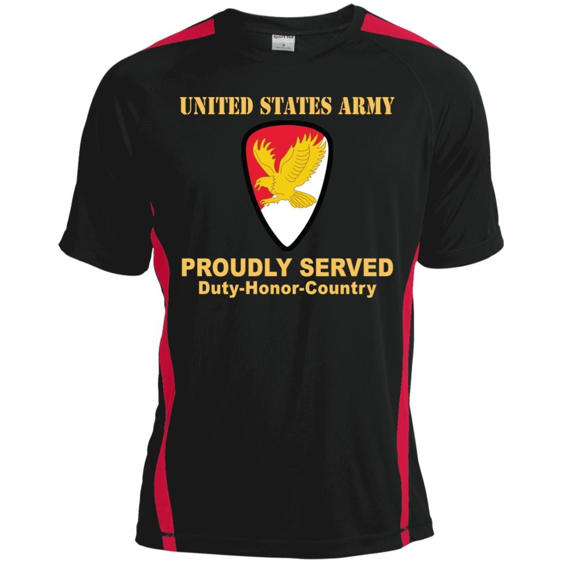 US ARMY 21ST CAVALRY BRIGADE- Proudly Served T-Shirt On Front For Men-TShirt-Army-Veterans Nation