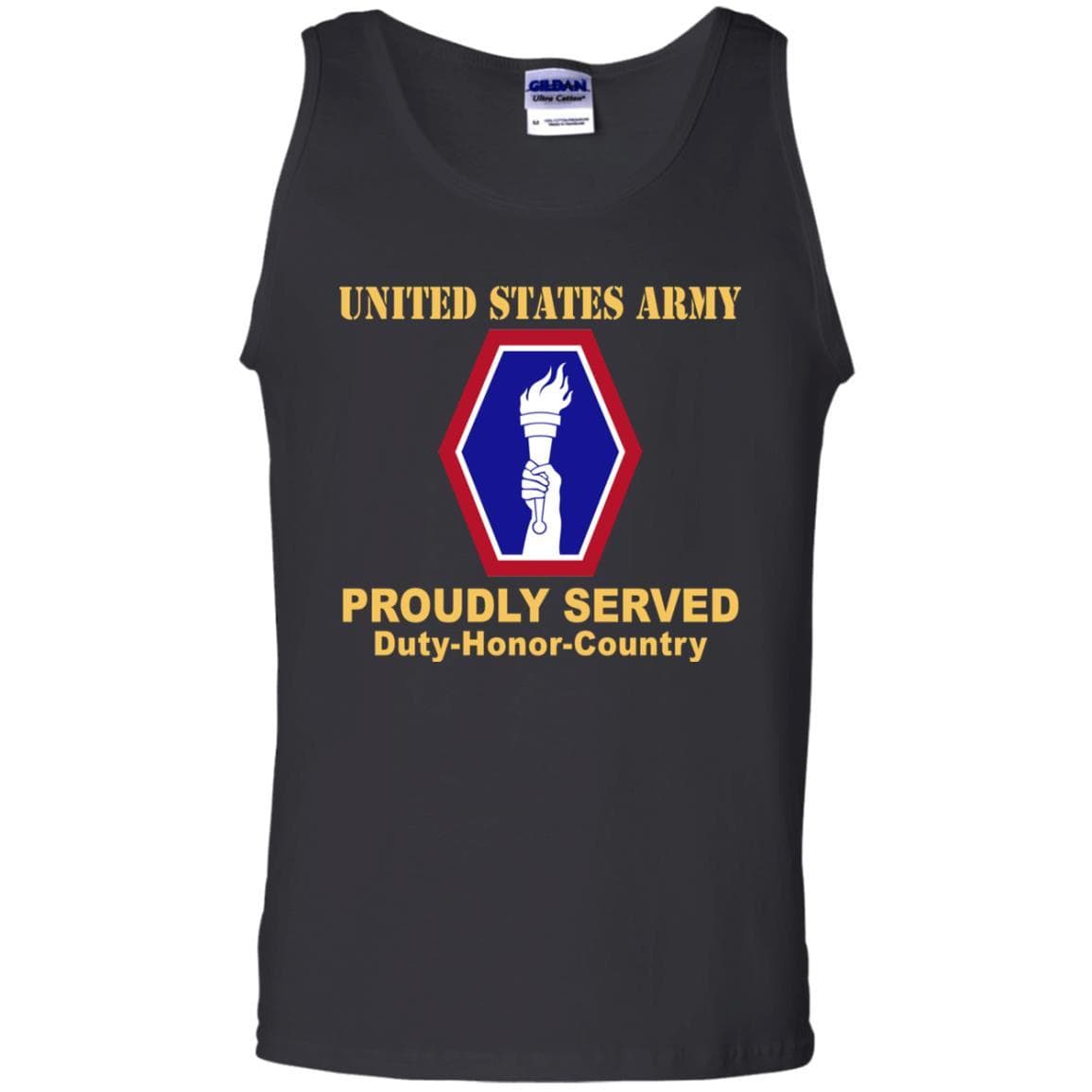 US ARMY 442 INFANTRY REGIMENT- Proudly Served T-Shirt On Front For Men-TShirt-Army-Veterans Nation