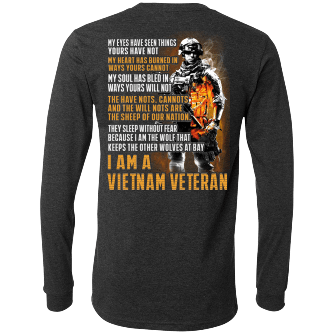 Military T-Shirt "I Am Vietnam Veteran"-TShirt-General-Veterans Nation