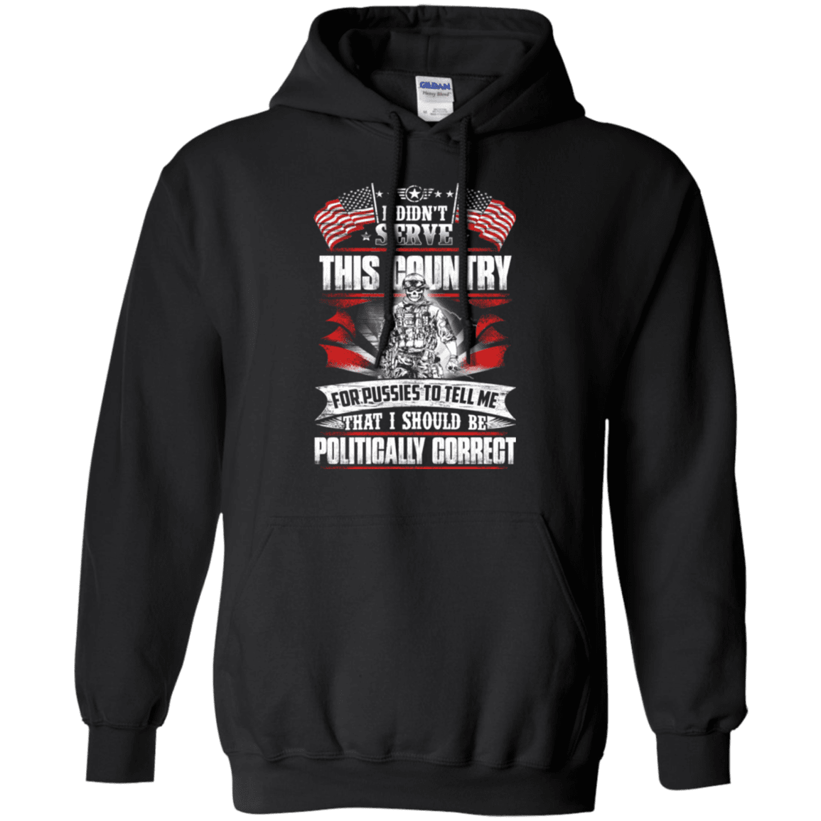 Military T-Shirt "I DIDN'T SERVE THIS COUNTRY"-TShirt-General-Veterans Nation