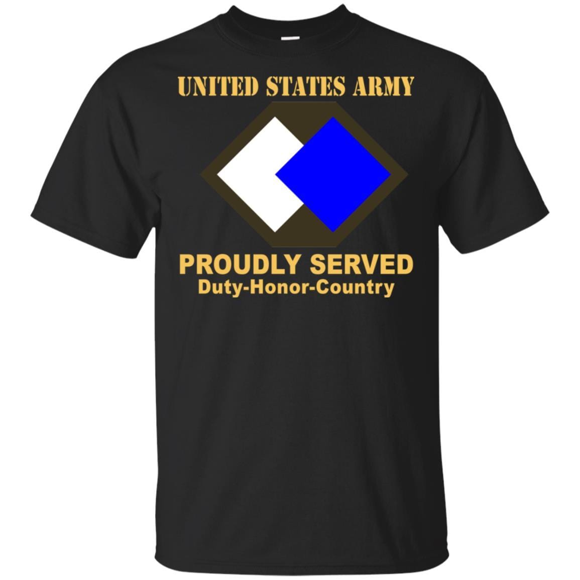 US ARMY 96TH SUSTAINMENT BRIGADE - Proudly Served T-Shirt On Front For Men-TShirt-Army-Veterans Nation