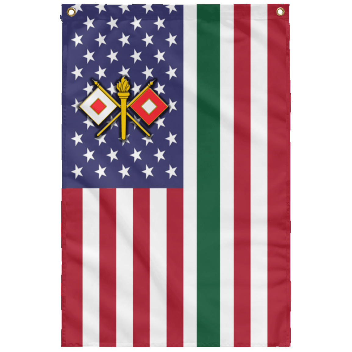 US Army Signal Corps Wall Flag 3x5 ft Single Sided Print-WallFlag-Army-Branch-Veterans Nation