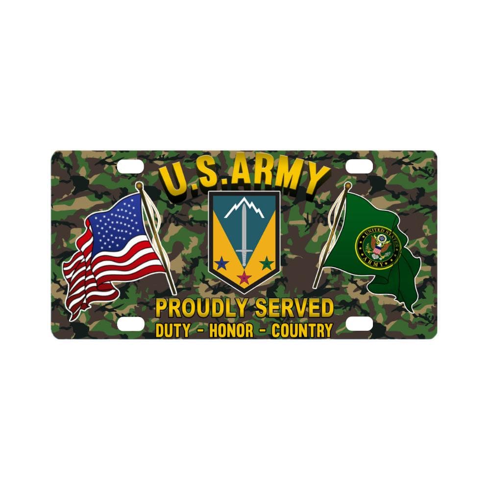 US ARMY 3RD MANEUVER ENHANCEMENT BRIGADE- Classic License Plate-LicensePlate-Army-CSIB-Veterans Nation
