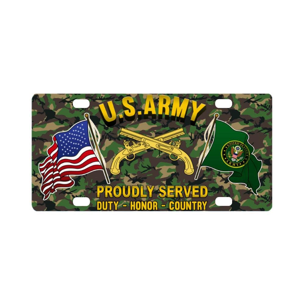 U.S. Army Military Police Corps Proudly Plate Frame Classic License Plate-LicensePlate-Army-Branch-Veterans Nation