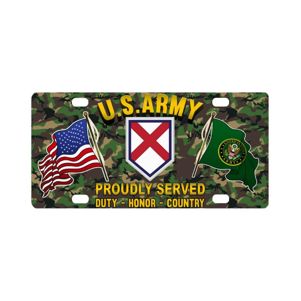 US ARMY 226TH MANEUVER ENHANCMENT BRIGADE- Classic License Plate-LicensePlate-Army-CSIB-Veterans Nation