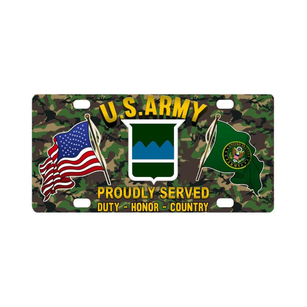 US ARMY 80TH TRAINING COMMAND - Classic License Plate-LicensePlate-Army-CSIB-Veterans Nation