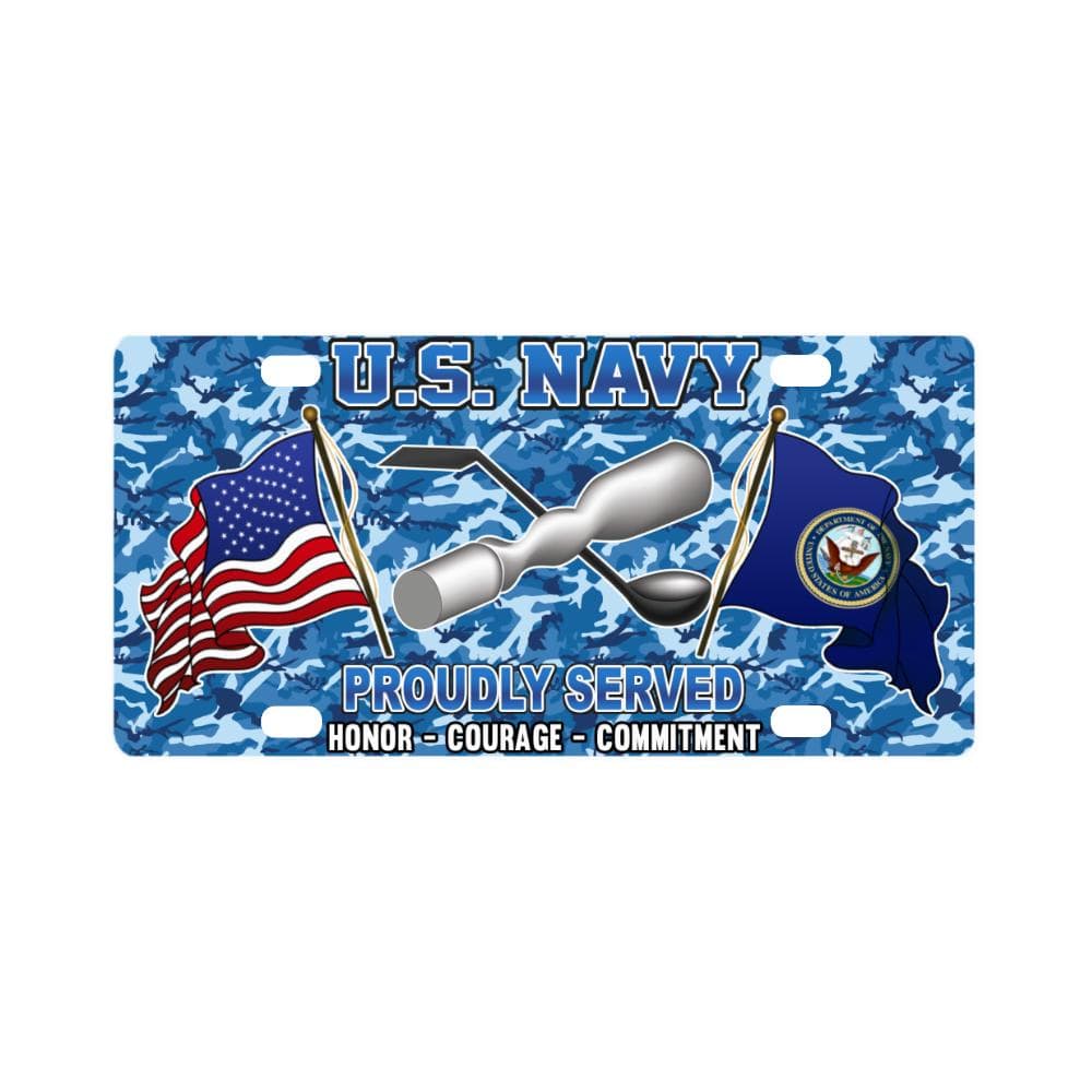 U.S Navy Molder Navy ML - Classic License Plate-LicensePlate-Navy-Rate-Veterans Nation