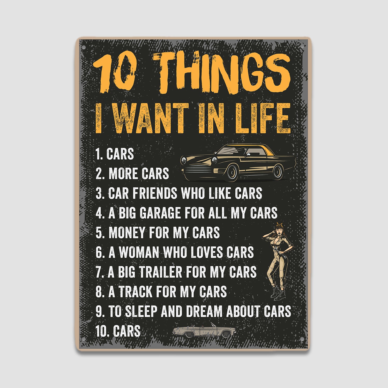 10 Things I Want In Life, Metal Signs-MetalSign-AllBranch-Veterans Nation