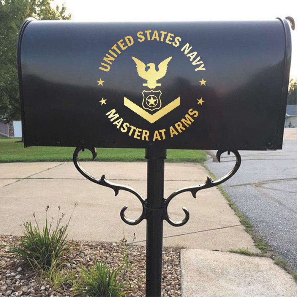US Navy Master at Arms MA Rating Badges Clear Stickers
